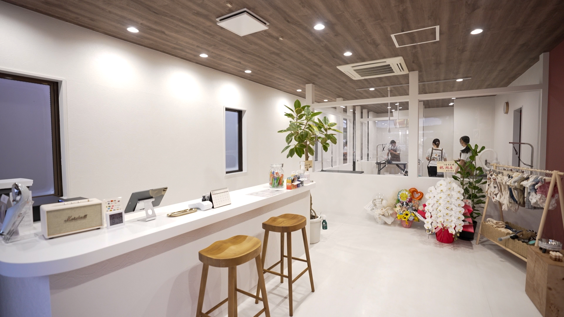 広さをはじめとする、様々なこだわりが詰まった店内環境が自慢